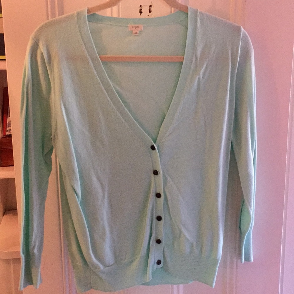 J.Crew Teal Cardigan
